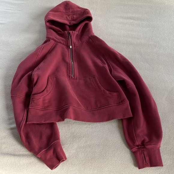 Lululemon Scuba Oversized Half-Zip Hoodie Mulled Wine - Picture 1 of 12